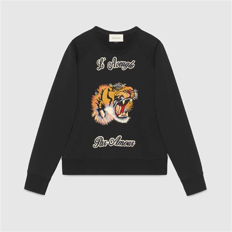 felpe gucci tigre uomo|Felpe con cappuccio Gucci uomo .